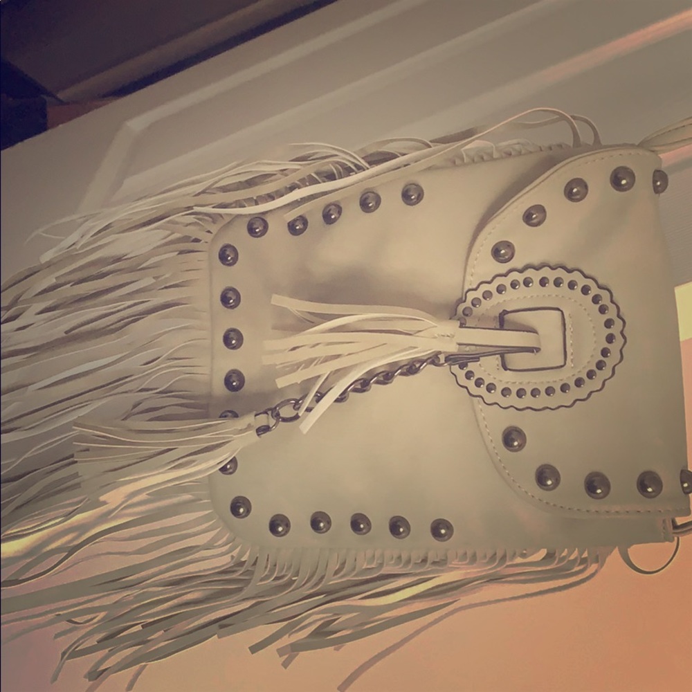 Crossbody fringe bag